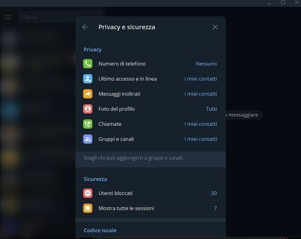 Telegram desktop