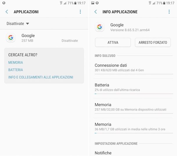 Come rimettere barra Google su Samsung