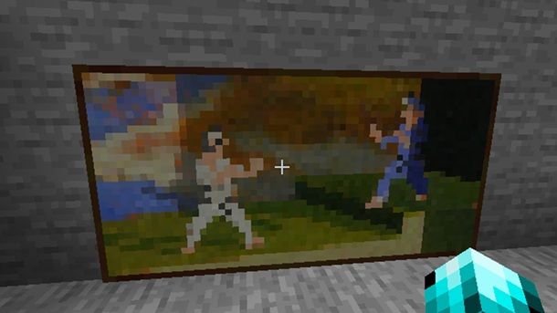 Come fare un passaggio segreto su Minecraft con i quadri
