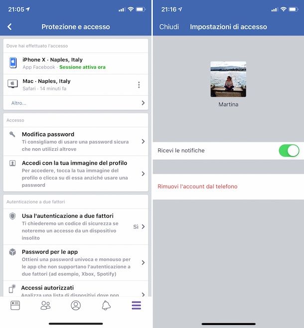 Come cancellare password memorizzate Facebook