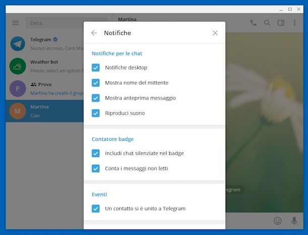 Come disattivare Telegram