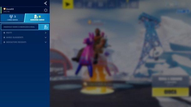 Come aggiungere amici su Fortnite