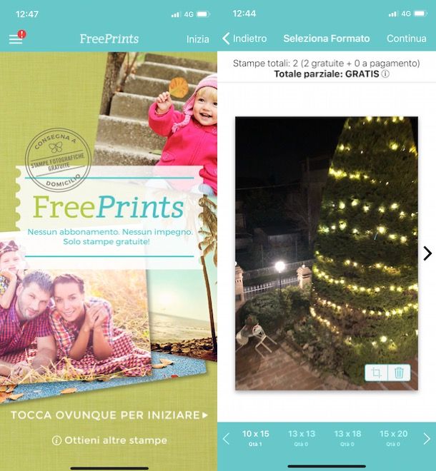 Come funziona Free Prints