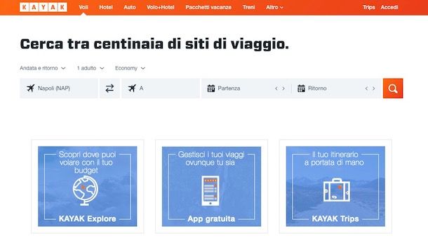 Come trovare offerte voli