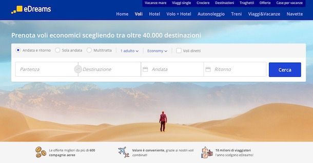 Come trovare offerte voli