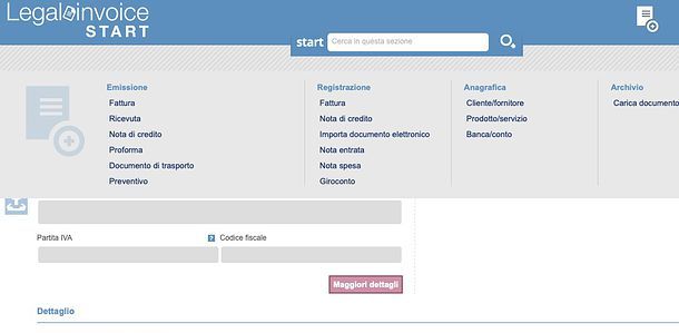 Registrazione fatture Legalinvoice