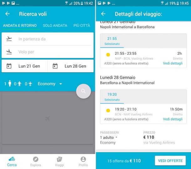Come trovare offerte voli