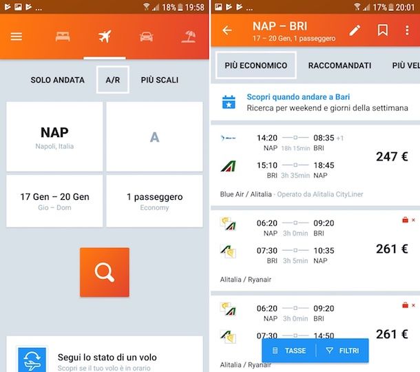 Come trovare offerte voli