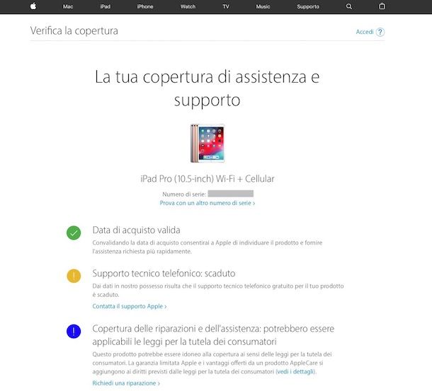 Come vedere modello iPad