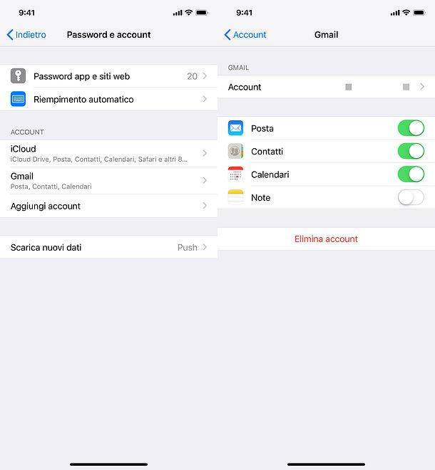 Impostazioni Gmail