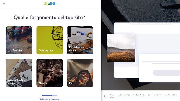 Come creare un sito Web con Jimdo