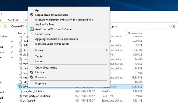 Come ripristinare Skype
