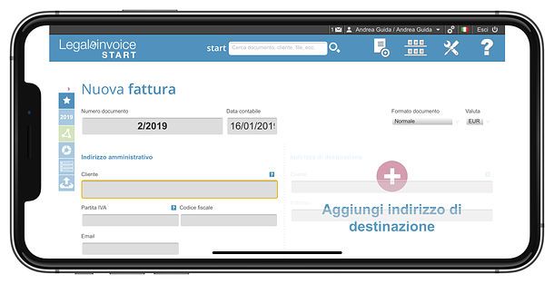 Legalinvoice START mobile