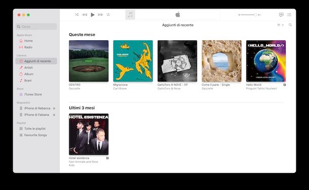 Musica macOS