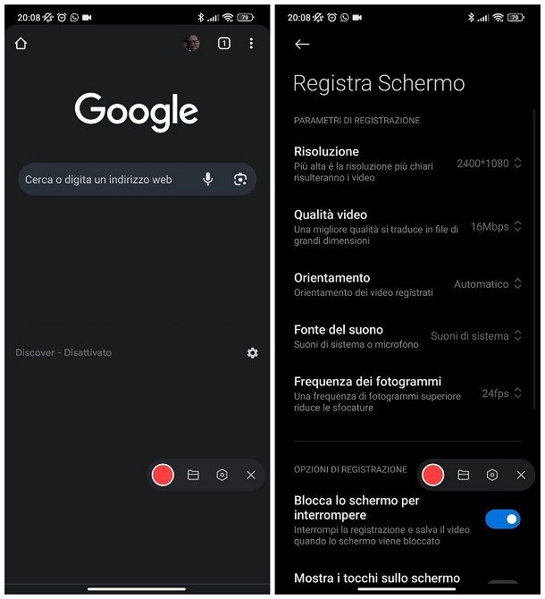 Come fare uno screenshot video su Xiaomi