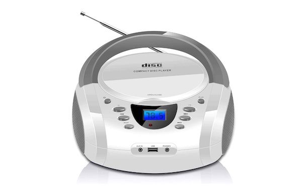 compatto lettore CD per bambini e adulti Zerone HOTT spina europea formato di supporto di CD con cuffie CD-RW WMA MP3 Lettore CD portatile HiFi Bluetooth CD-DA
