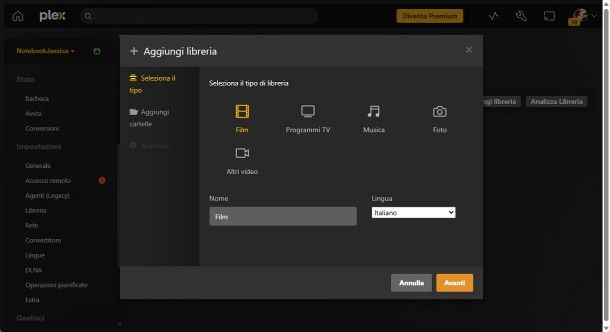 Come usare Plex su Smart TV