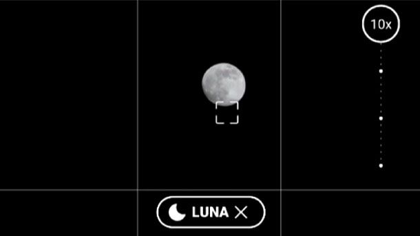 Come fotografare Luna Android