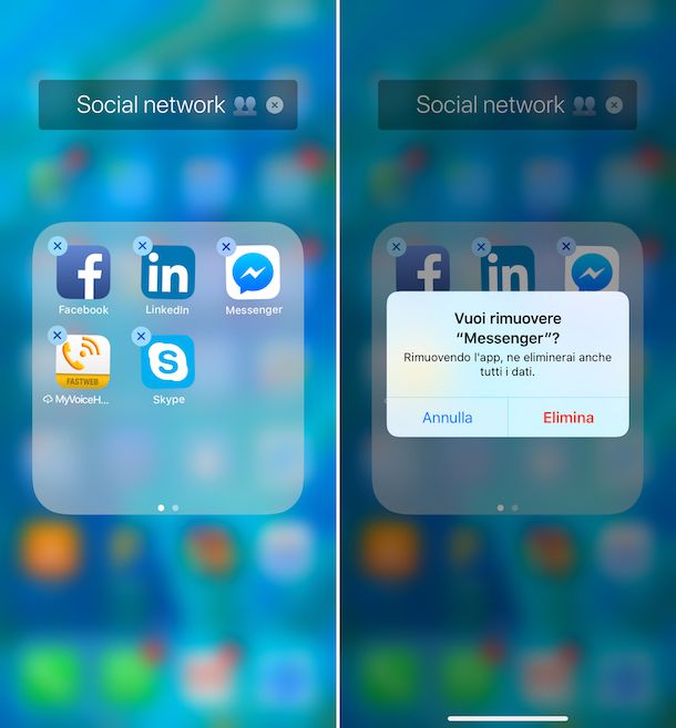 Disattivare messaggi Facebook da mobile