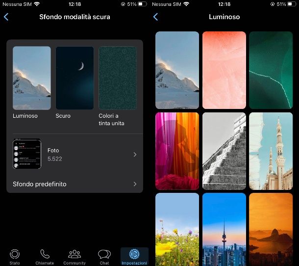 Come cambiare lo sfondo delle chat di WhatsApp