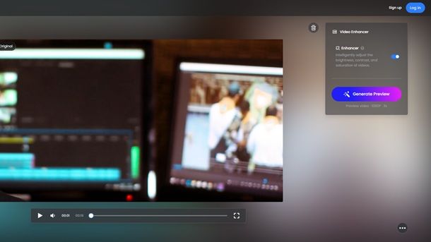 Come schiarire un video sfocato online Fotor
