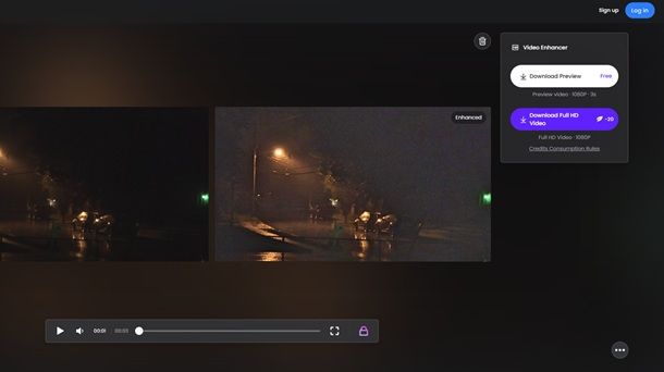 Come schiarire un video online Fotor