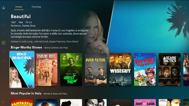 Come usare Plex su Smart TV