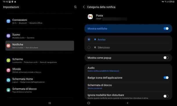 Come cambiare suoneria notifiche Samsung