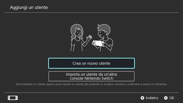 Come creare un nuovo account Nintendo Switch
