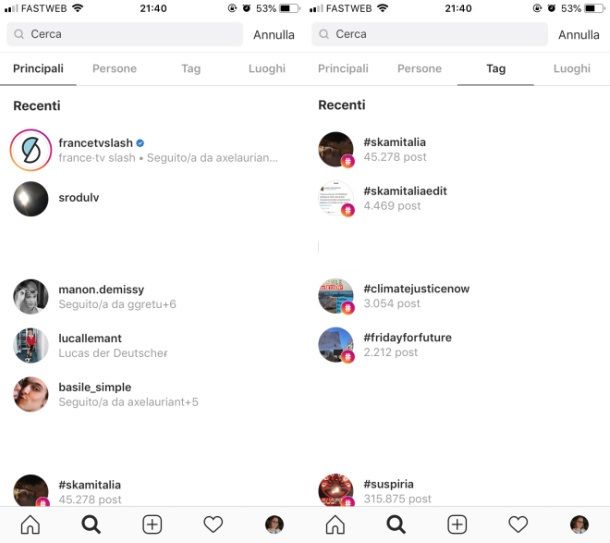 Come vedere i reel visti su Instagram