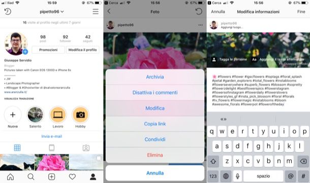 Come modificare foto per Instagram