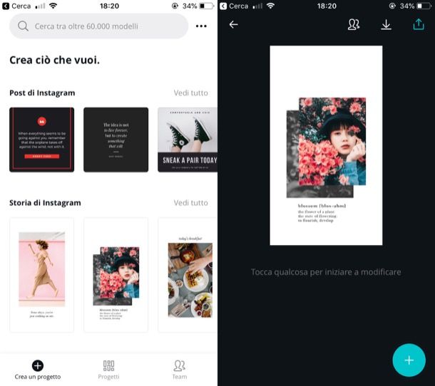 App to make beautiful stories on Instagram