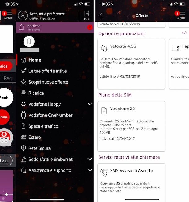 Come conoscere il proprio piano tariffario Vodafone
