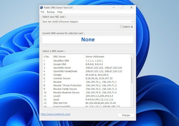 Public DNS Server Tool