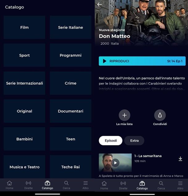 RaiPlay Serie TV download Android
