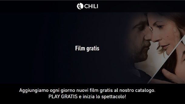 Chili siti per vedere siti in streaming gratis