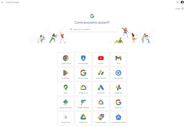 Google supporto