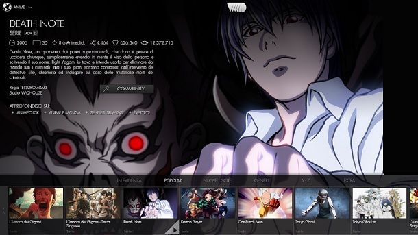 Migliori siti di streaming anime