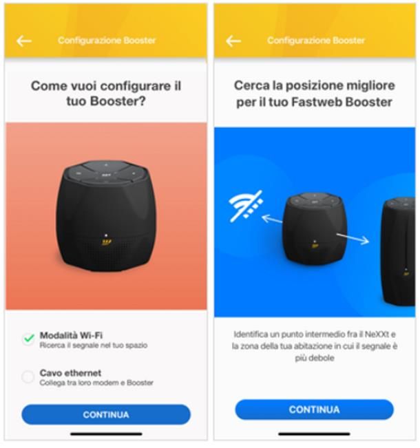 Come estendere rete WiFi: Fastweb