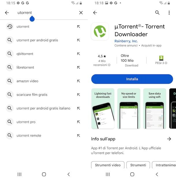 uTorrent Android