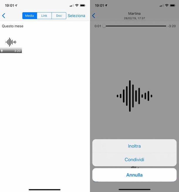 Come salvare gli audio di WhatsApp