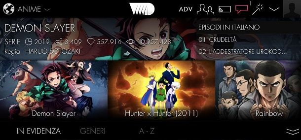 VVVVID App per serie TV