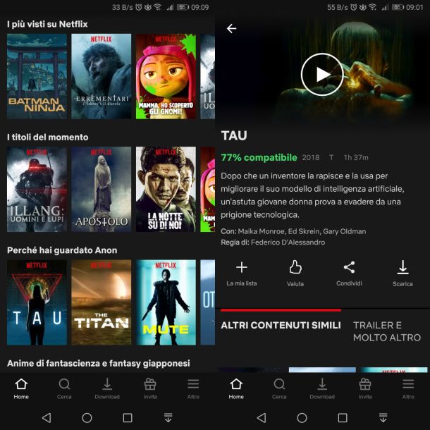 Streaming video