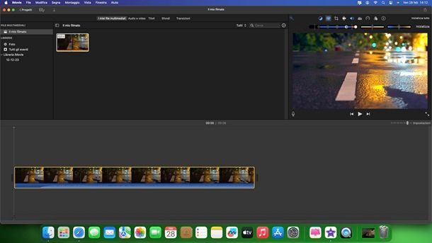 Come schiarire un video da Mac iMovie