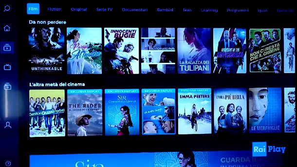 RaiPlay Film gratis Smart TV