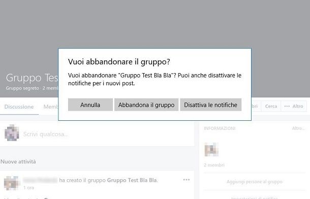 Come Uscire Da Un Gruppo Facebook