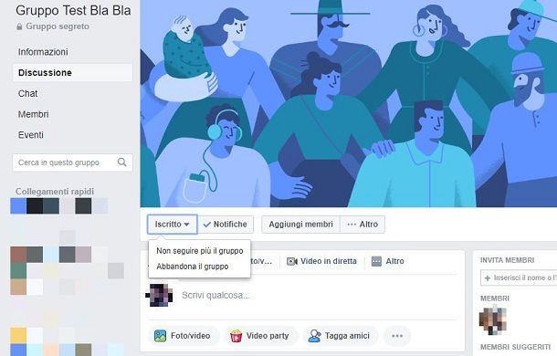 Come Uscire Da Un Gruppo Facebook