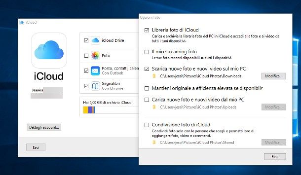 iCloud per Windows