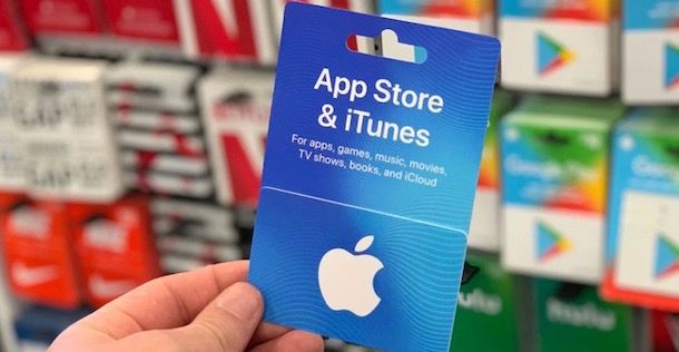 App Store e iTunes Card
