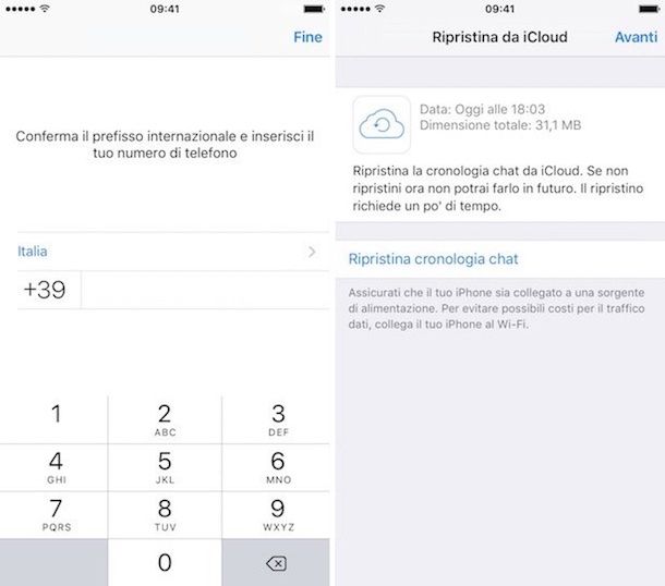 Come ripristinare messaggi WhatsApp